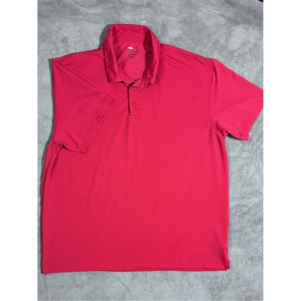 Bob Timberlake Bass Pro Shops 2X Men's Red Orange Performance Polo Shirt